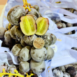 Australian Cordoma Adora Black Seedless Grapes half Australian Cordoma Adora Black Seedless Grapes half