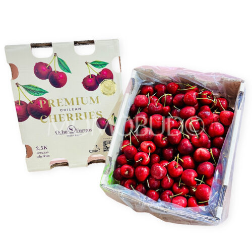 Chilean Ocho Fuegos Lapin Red Cherry White Gift Box (2.5kg)