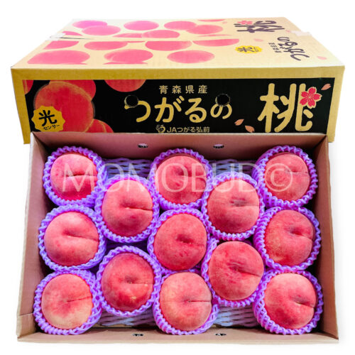 Japanese Tsugaru Kawanaka Jima White Peach Box 5kg