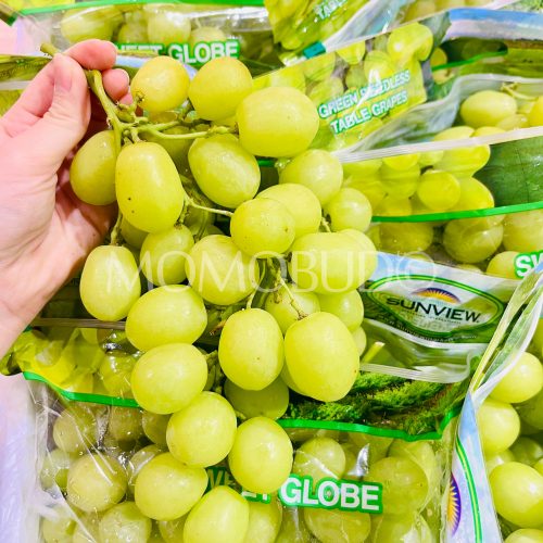 Sweet Globe Green Seedless Grapes 1kg MomoBud Sweet Globe Green Seedless Grapes 1kg MomoBud