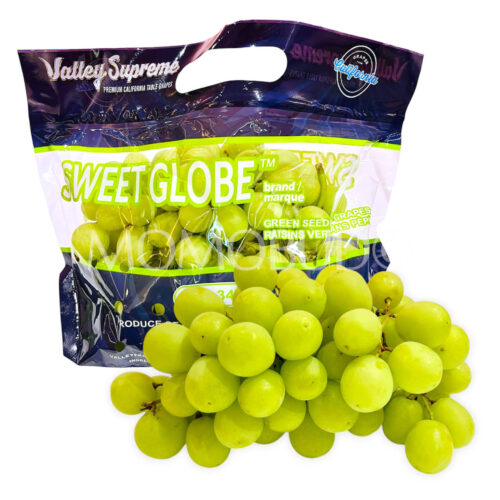 USA Valley Supreme Sweet Globe Green Seedless Grapes USA Valley Supreme Sweet Globe Green Seedless Grapes