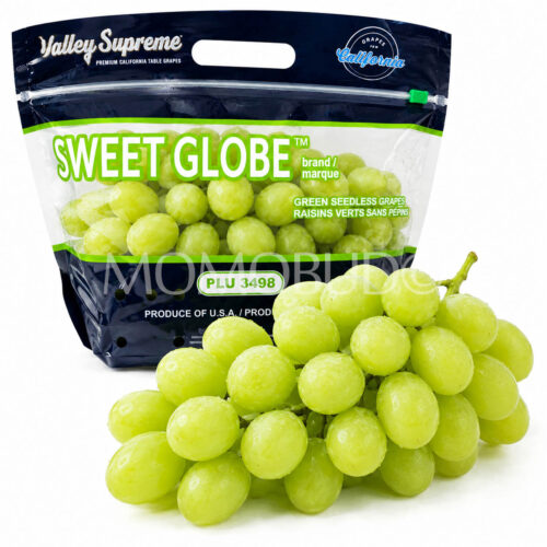 USA Valley Supreme Sweet Globe Green Seedless Grapes