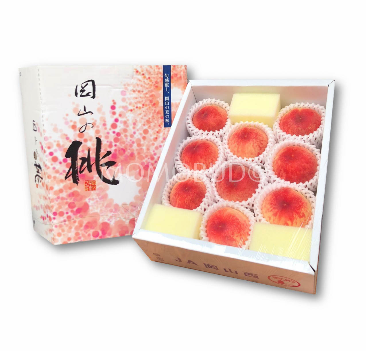 Japanese Hanayome White Peach Gift Box (2kg) — MomoBud