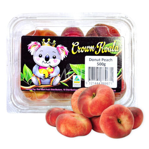 Japanese Crown Koala White Donut Peach (500g punnet) Japanese Crown Koala White Donut Peach (500g punnet)