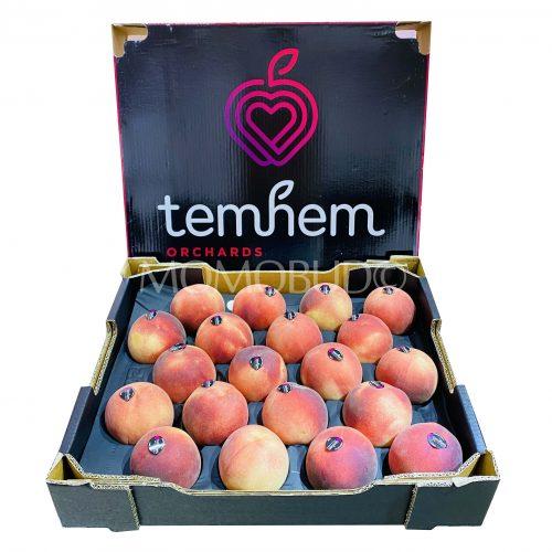 Temhem Orchards White Peach Box