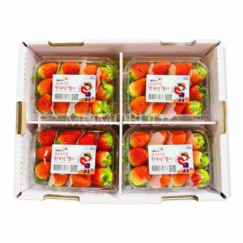 Korean Seolhyang Strawberry 500g x 4