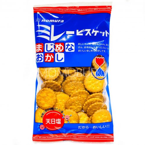 Japanese Nomura Sea Salt Millet Biscuit Pack 130g