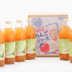 Kanjuku Shibori 100% Pure Orin Apple Juice carton