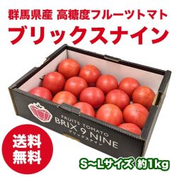 Gunma Brix 9 Nine Fruit Tomato 1kg box 1 Gunma Brix 9 Nine Fruit Tomato 1kg box 1