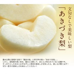 Japanese Akizuki Pear slices 1