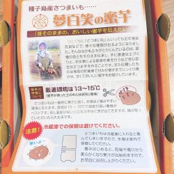 Yume Hyaku Syou Annou Satsumaiimo (Sweet Potato) brochure