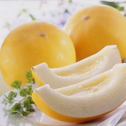 Yellow King Melon slices