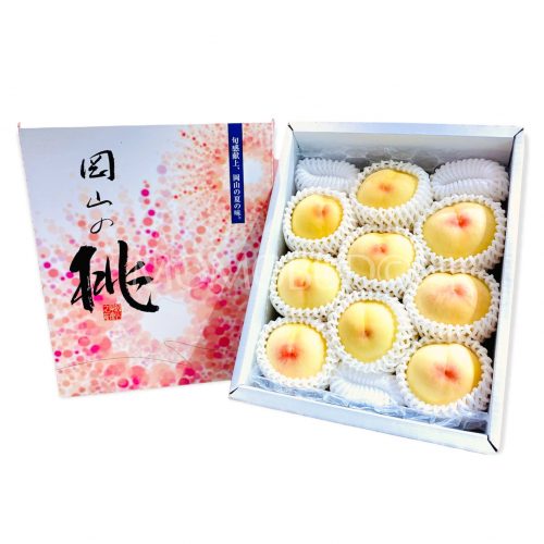 Japanese Okayama Sakigake Hakutou White Peach Gift Box 2kg