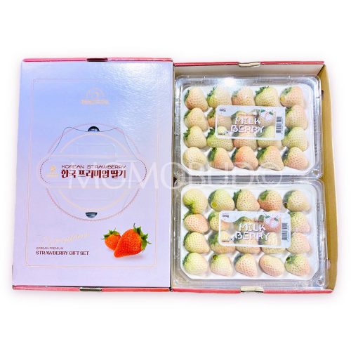 Korean Milk Strawberry Gift Box 500gx2 Korean Milk Strawberry Gift Box 500gx2