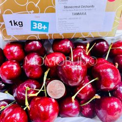 Tasmanian Tamara Red Cherry size comparison 38mm+