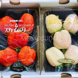 Japanese Tochigi Shinyama Farms Skyberry & Milky Berry Strawberry Set