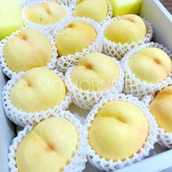 Okayama Shimizu White Peaches