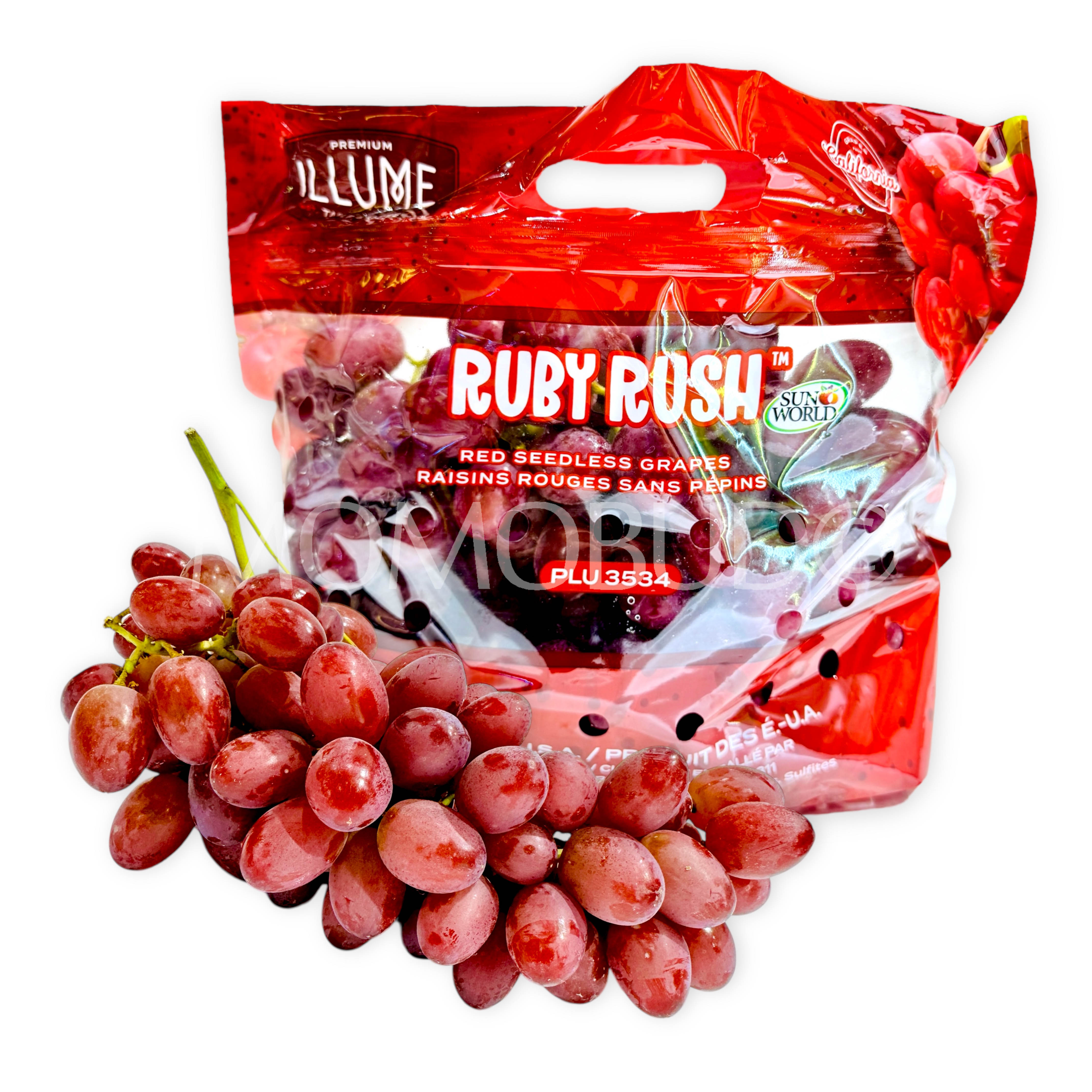 Ruby Red Rusher Ruby Rush™ Red Seedless Grapes (1kg) — MomoBud