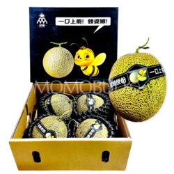 Honey Bee Green Muskmelon Box (5kg)