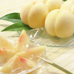 Japanese Okayama Hakurei White Peach slices