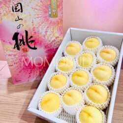 Japanese Okayama Megumihaku White Peach Box (4kg)