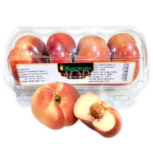 Spain Star Donut White Peach 500g punnet (4pcs)