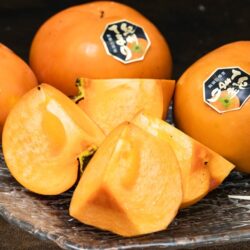 Japanese Wakayama Kishu Temari Persimmon slices Japanese Wakayama Kishu Temari Persimmon slices