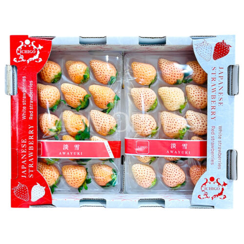 Japanese Nara Awayuki Strawberry 250gx2 (Red White Box)