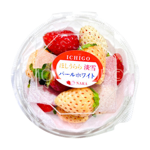 Japanese Nara Mini Strawberry Lab (Pearl White & Awayuki & Hoshiurara) 80g cup