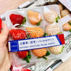 Japanese Nara Strawberry (Pearl White, Awayuki, Kotoka) 130g punnet