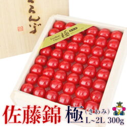 Japanese Kochi Kiwami Sato Nishiki Sakurabon (Cherry) Wooden Gift Box (Kiwami Grade) 300g Japanese Kochi Kiwami Sato Nishiki Sakurabon (Cherry) Wooden Gift Box (Kiwami Grade) 300g