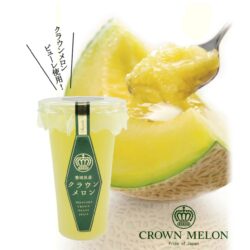 Crown Muskmelon Fruit Jelly using real melon